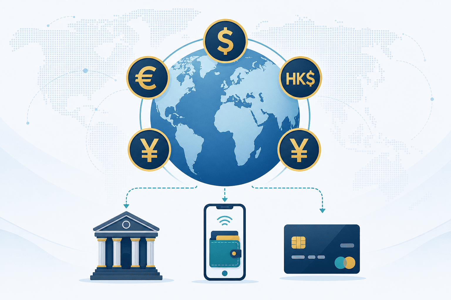 Multi-currency and local-channel invoice payment